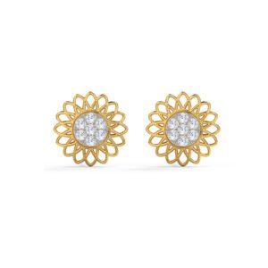 Evie Detachable Diamond Stud Earrings - Image 2