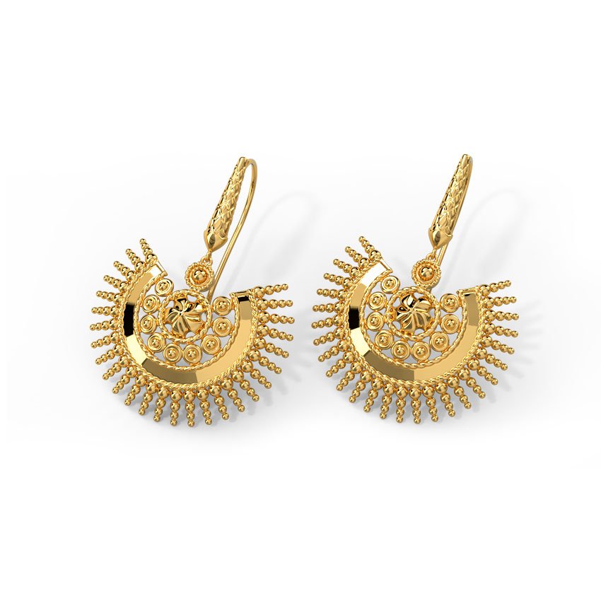 28_03 Chhavi's Jewels Bead Drop Dangler Earrings - Image 3